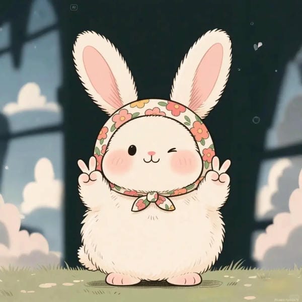 hình avatar thỏ cute hình avatar thỏ cute
