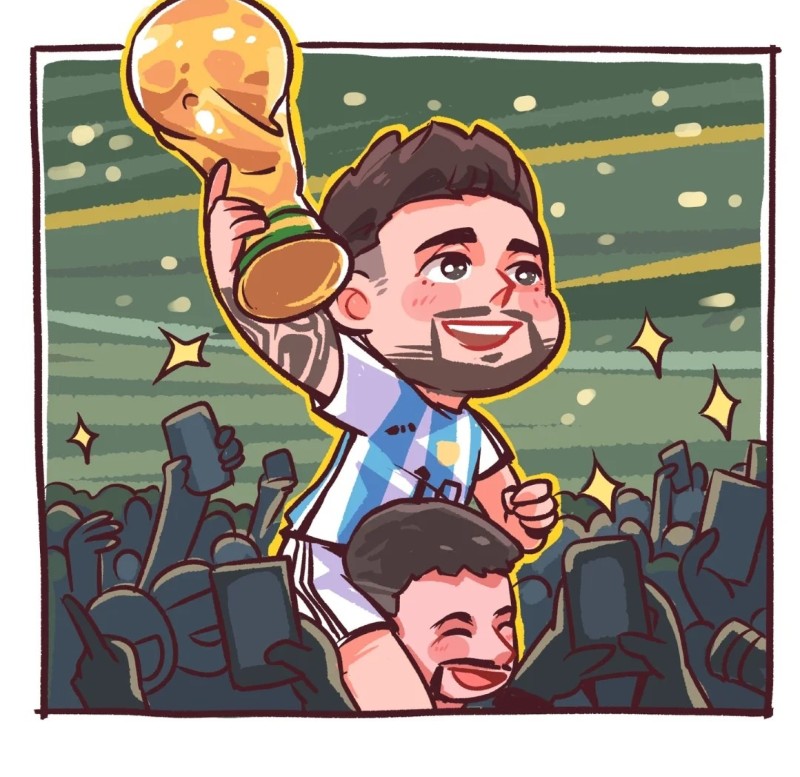 messi chibi 19