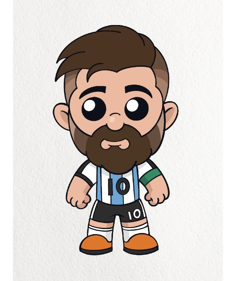 messi chibi 22