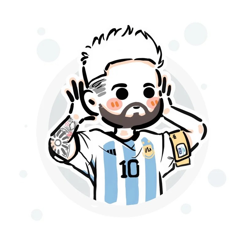 messi chibi 34