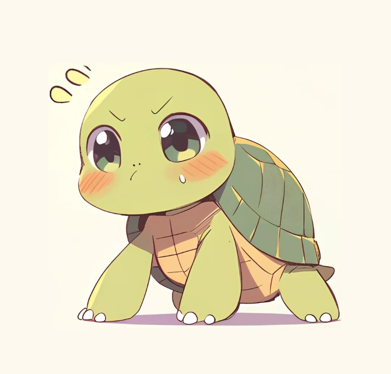 rùa con chibi