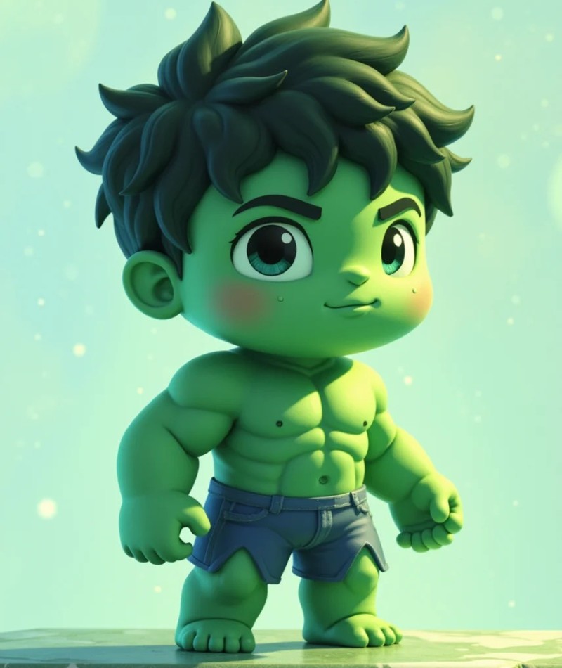 siêu nhân chibi 1