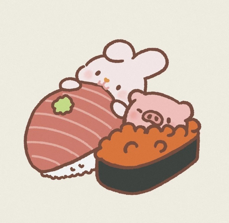 sushi chibi cute 14