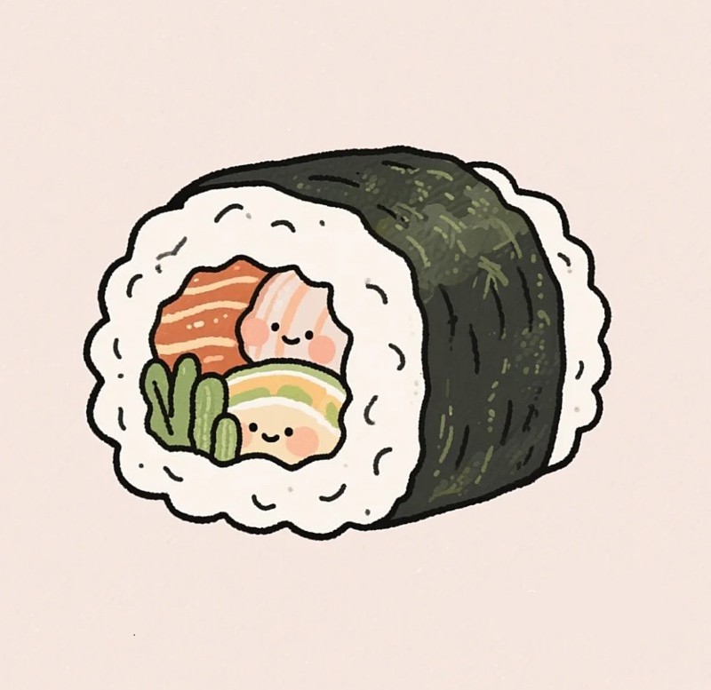 sushi chibi cute 20