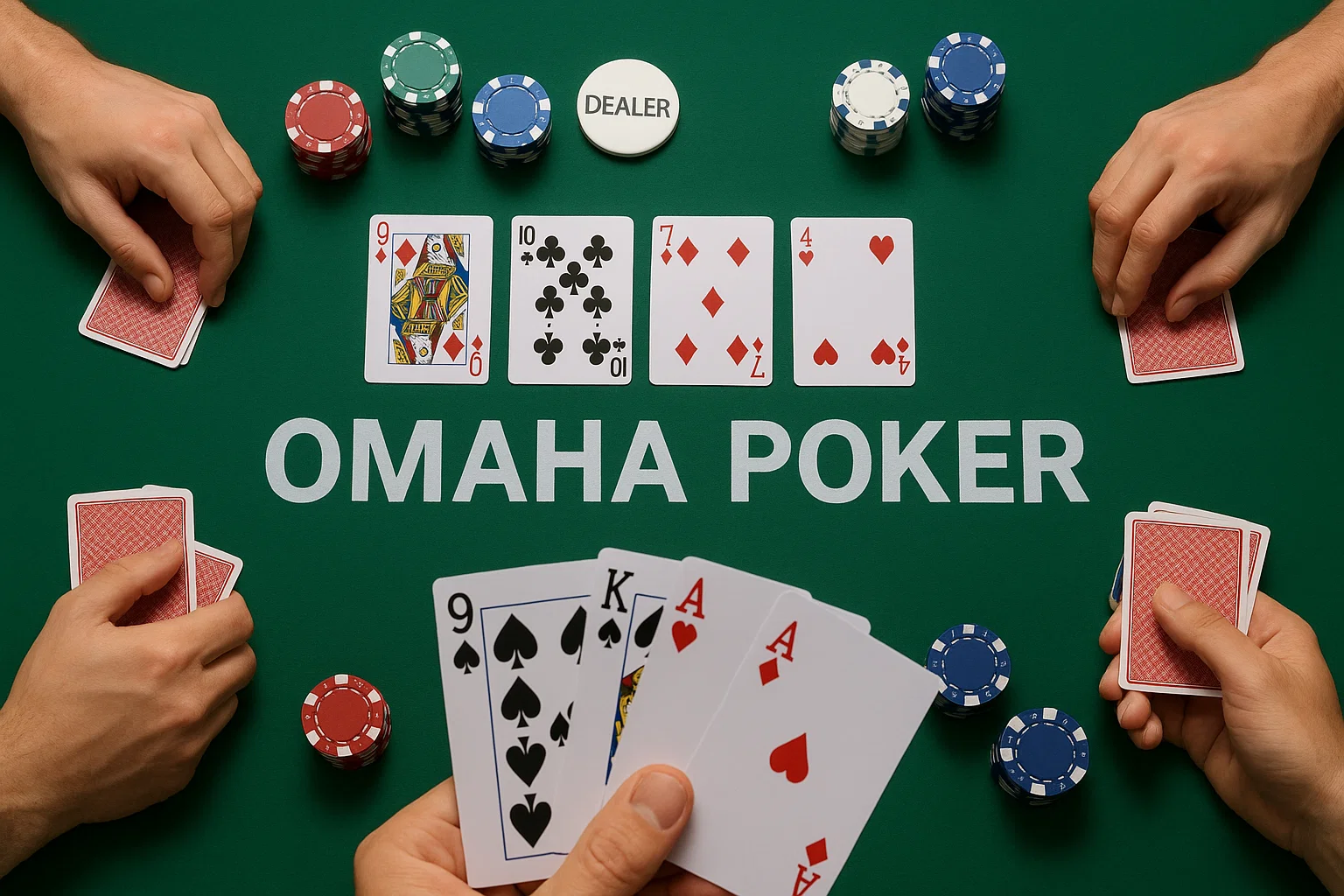 Cách Chơi Poker Omaha – Hiểu Luật Chuẩn Và Nâng Cao Tư Duy Đánh Bài