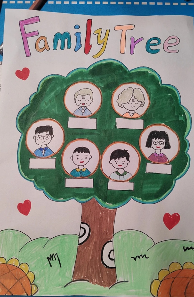 vẽ tranh đề tài gia đình 12