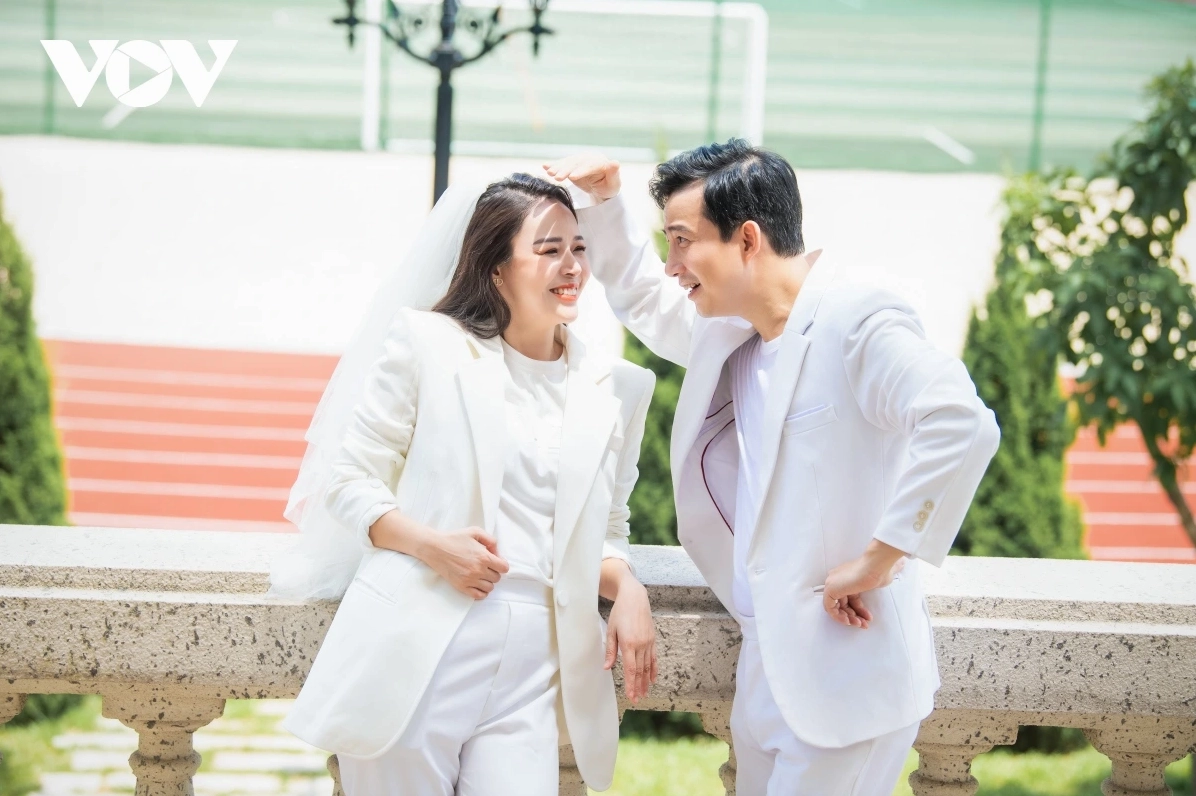 Diễn viên Diễm Hương và chồng Hồng Quang