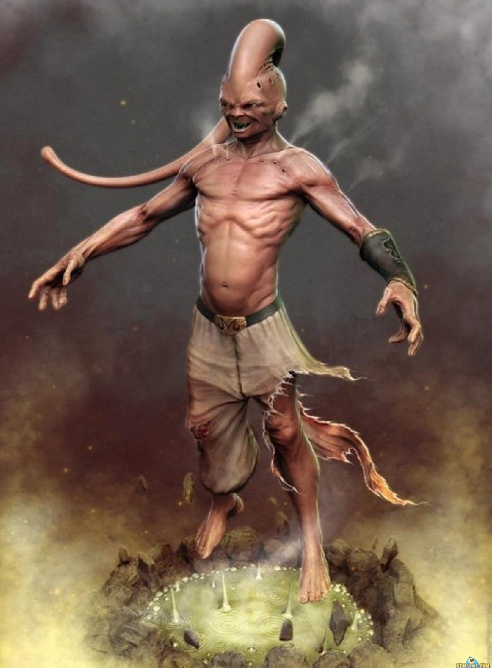 Hình ảnh Kid Buu, phiên bản nguyên thủy của Ma Bư