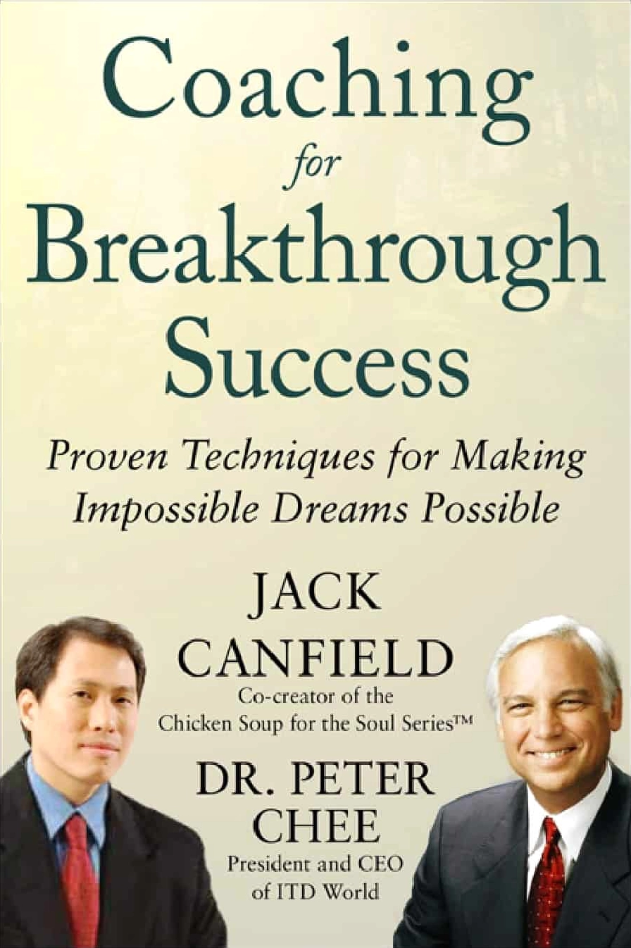 Jack Canfield và Peter Chee trong chương trình Coaching for Breakthrough Success