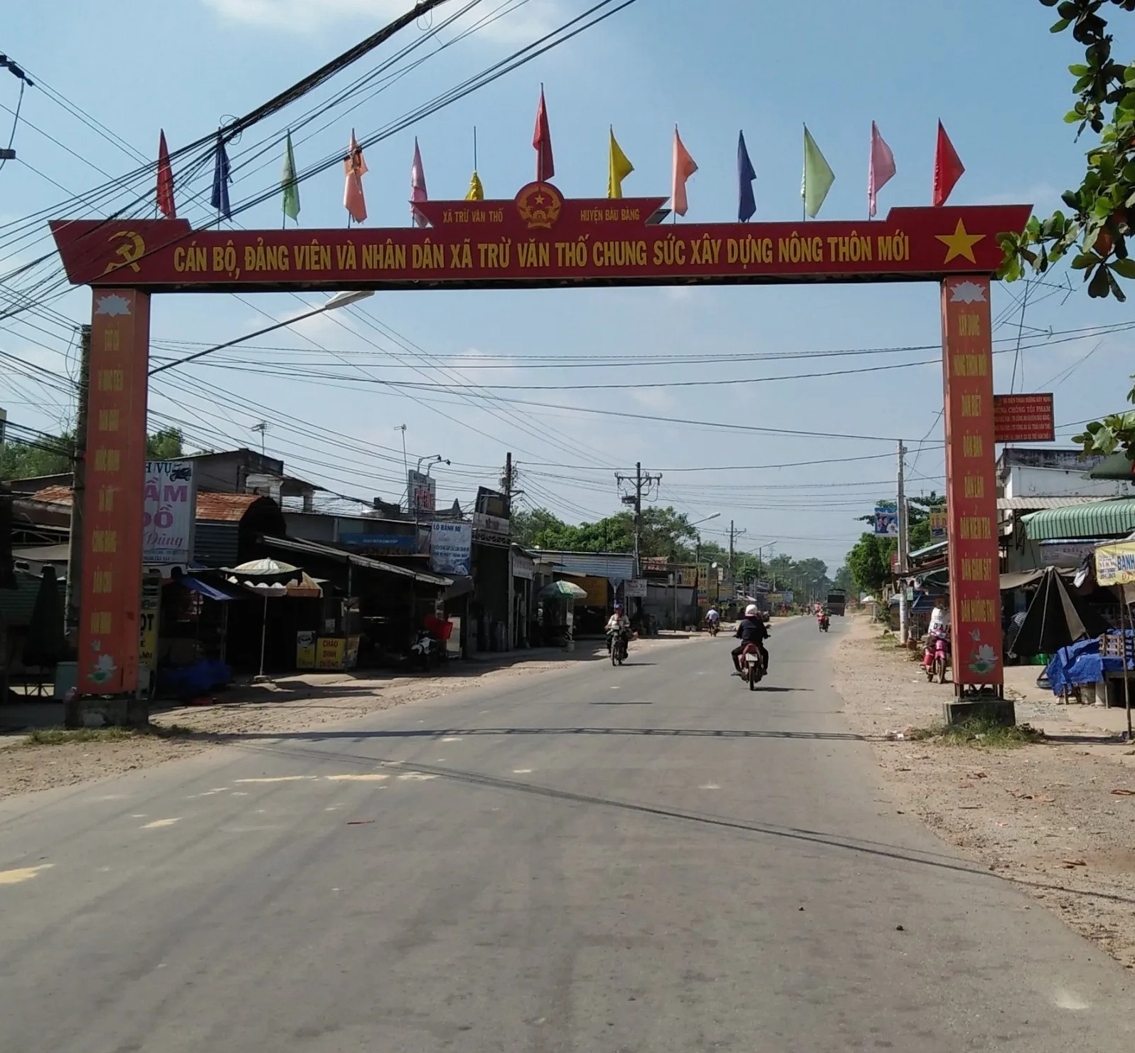 Toàn cảnh Xã Trừ Văn Thố, Bàu Bàng - quy hoạch công nghiệp và khu dân cư