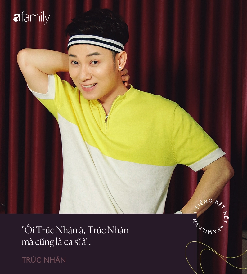 Trúc Nhân và mẹ vui vẻ tương tác với MC Việt Hương, Đại Nghĩa.