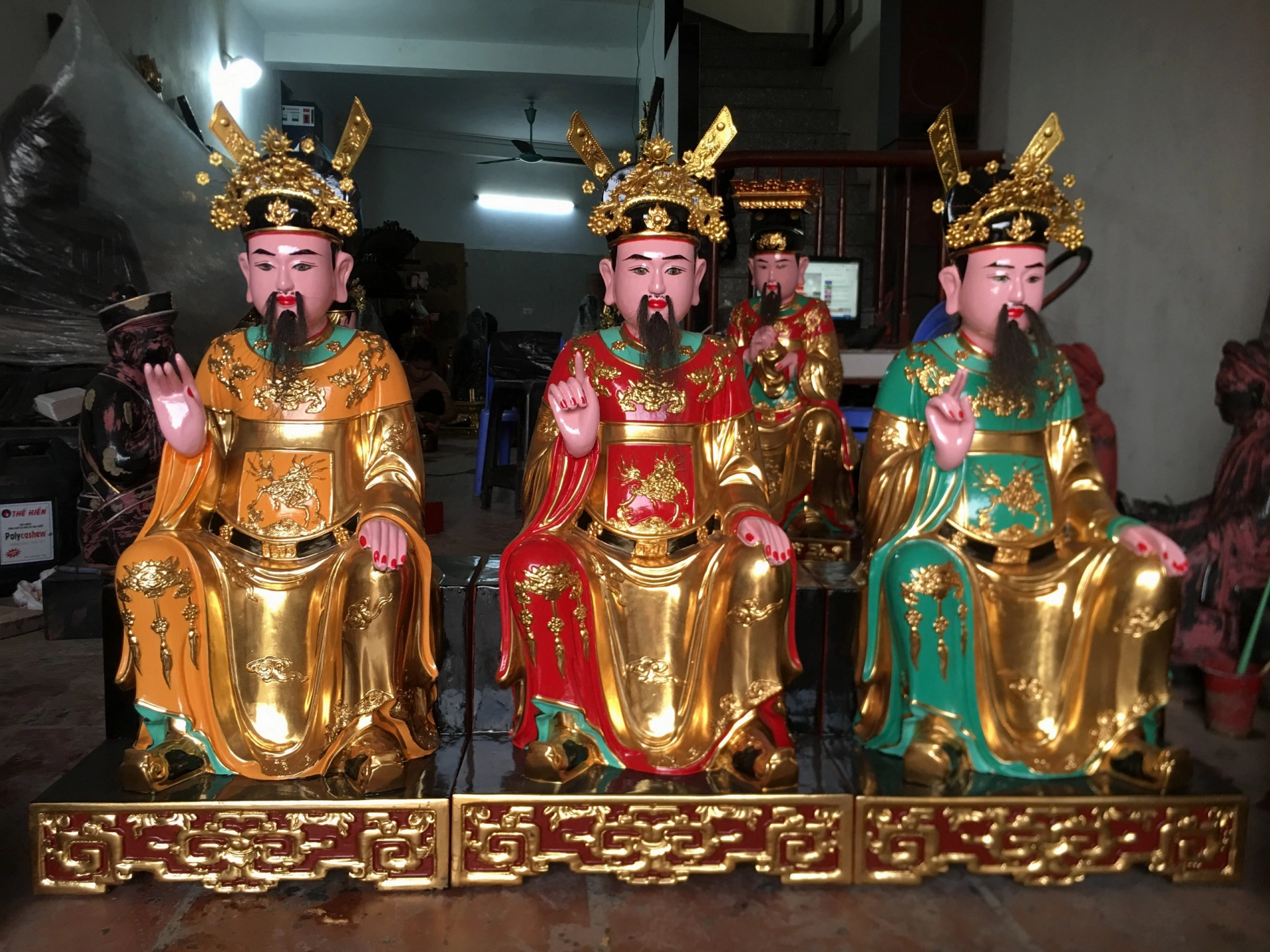 Tượng Tôn Quan Đệ Nhất, Đệ Nhị, Đệ Tam