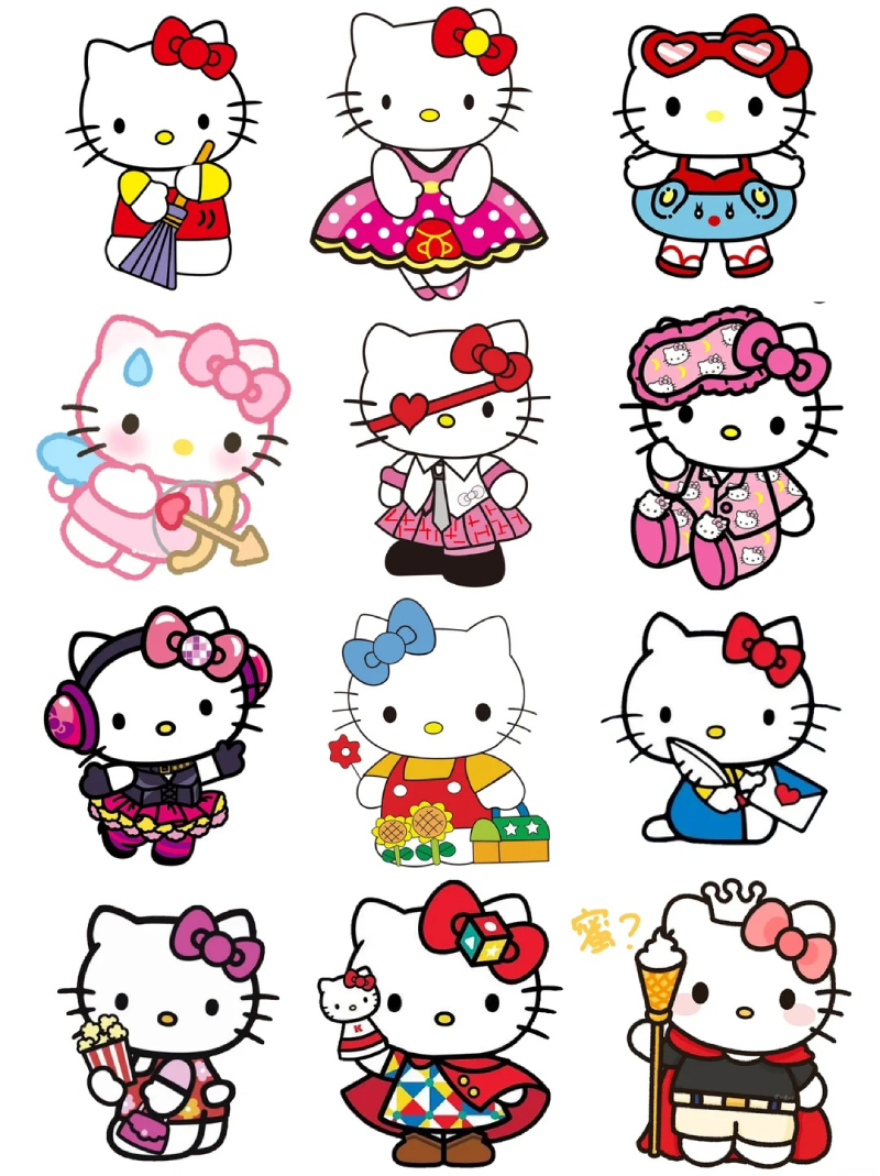 hello kitty sticker 10