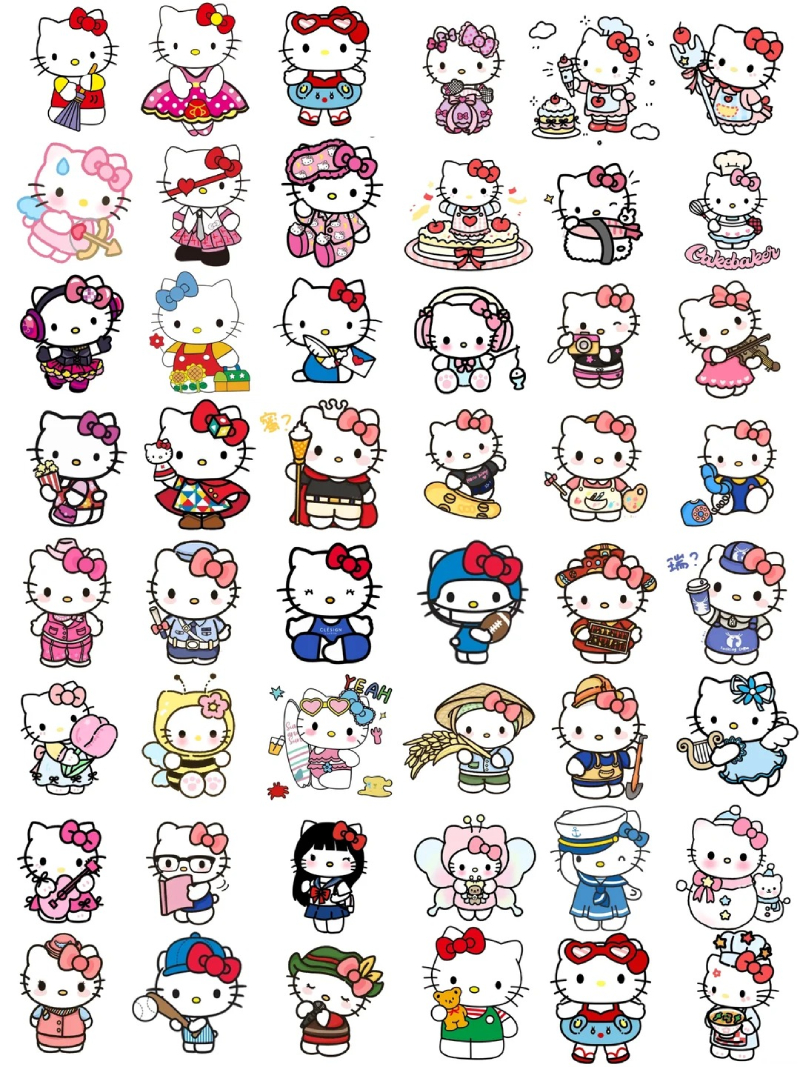 hello kitty sticker 11