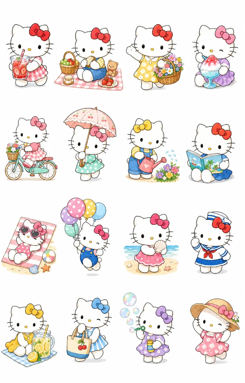 hello kitty sticker 14