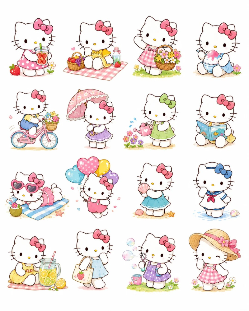 hello kitty sticker 16