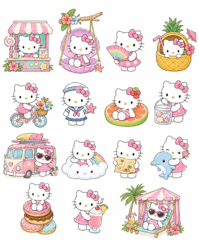 hello kitty sticker 17