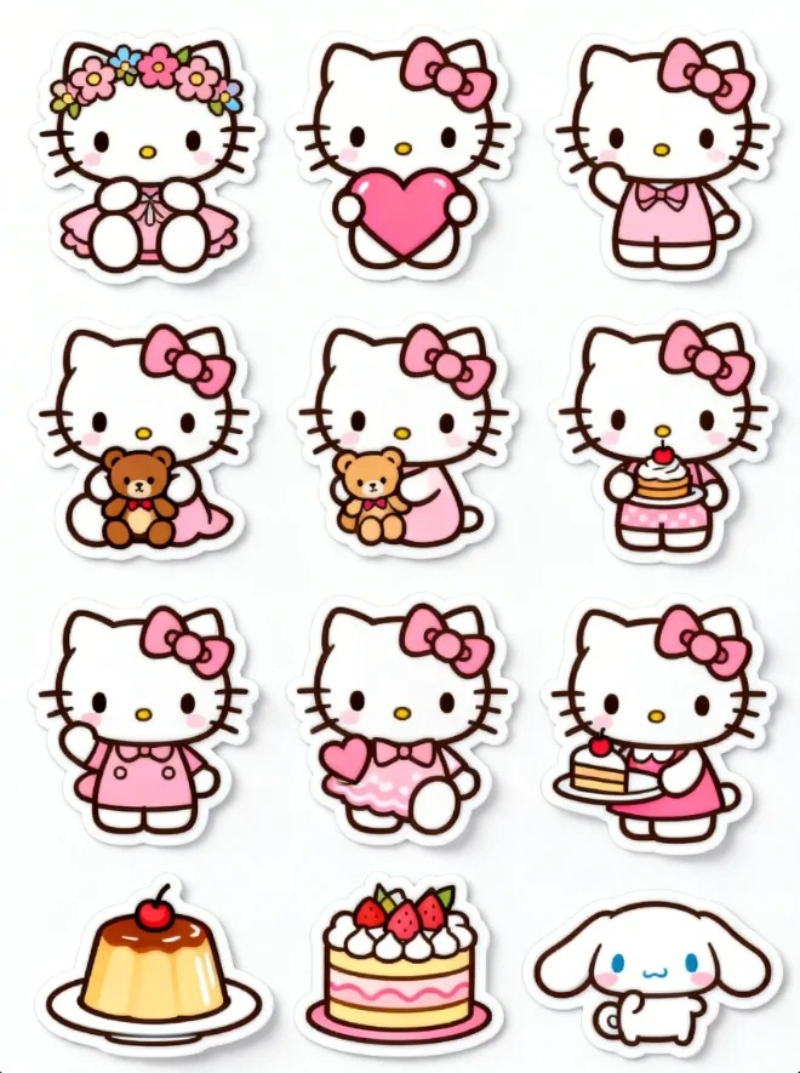 hello kitty sticker 18