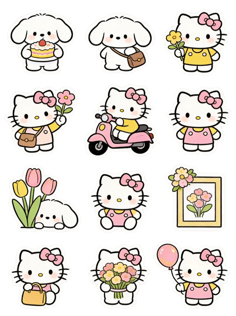 hello kitty sticker 25