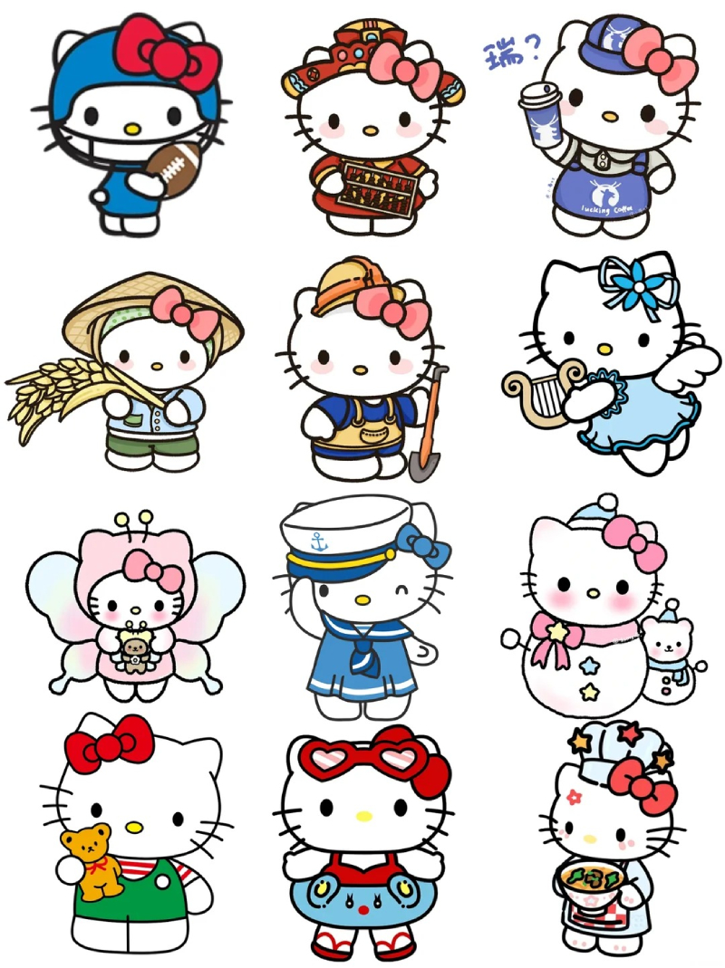 hello kitty sticker 7