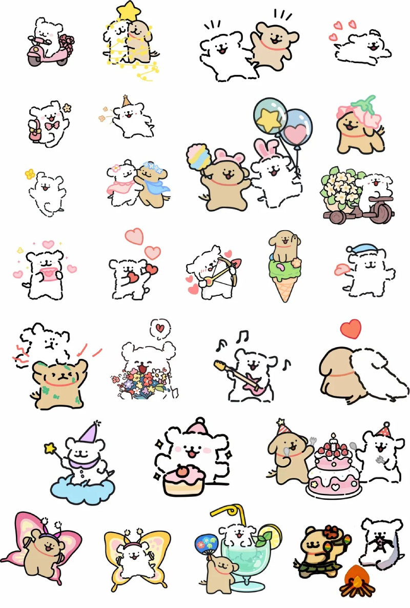 sticker cute 10